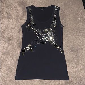Sparkly tank top